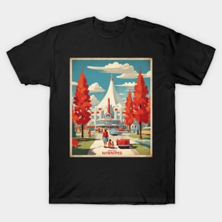 Winnipeg Vintage Retro Travel Tourism T-Shirt